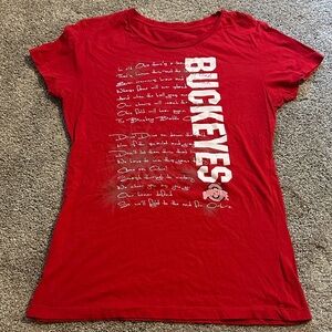 Red Buckeyes Women's Top